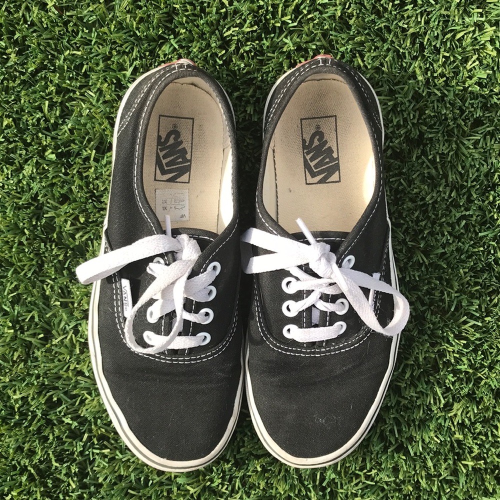 Black Authentic Vans